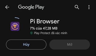 Cài đặt ứng dụng Pi Browser để KYC Pi Network